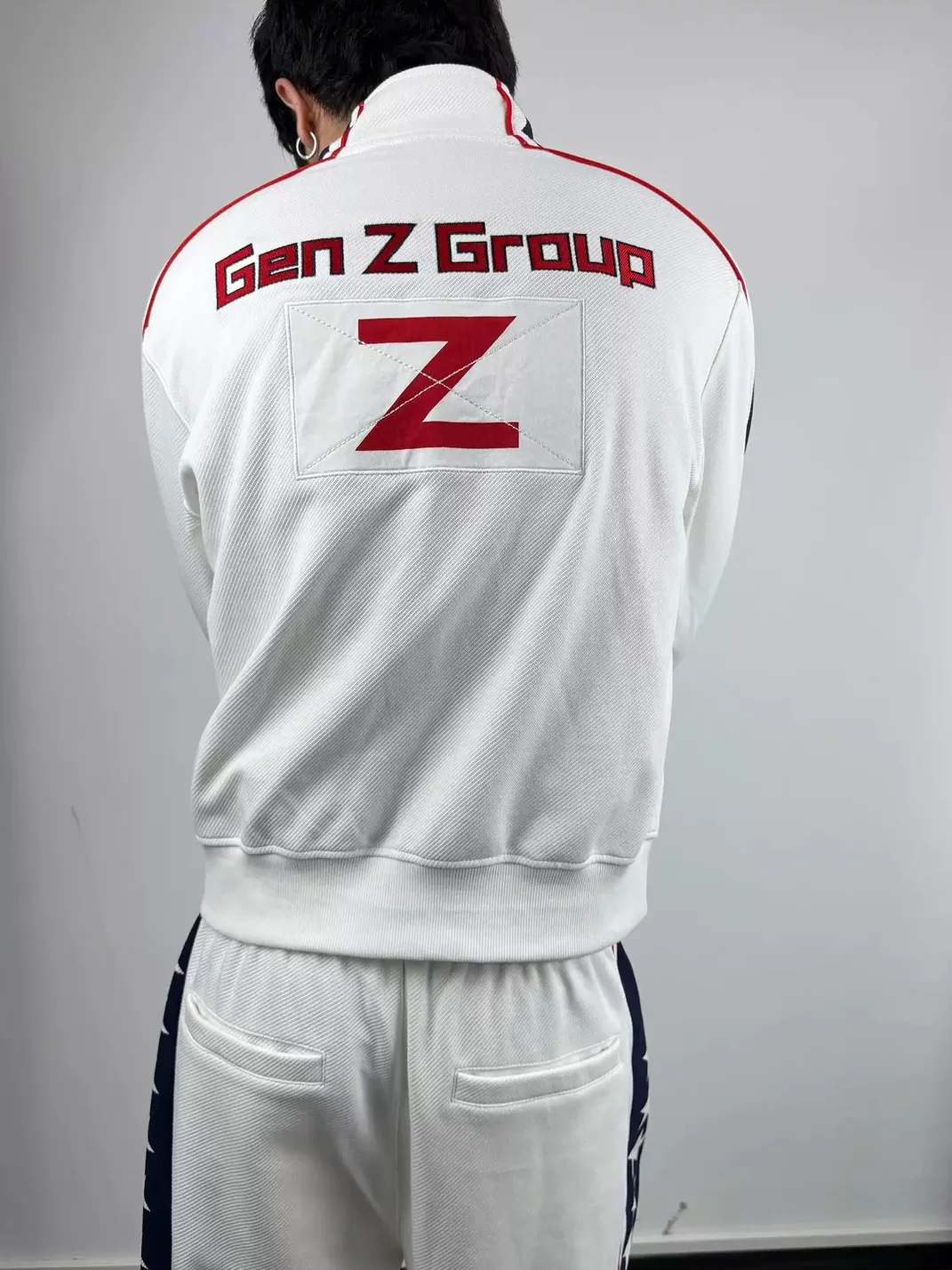 ColdAsia | Star Embroidered Zip-Up Sports Outfit