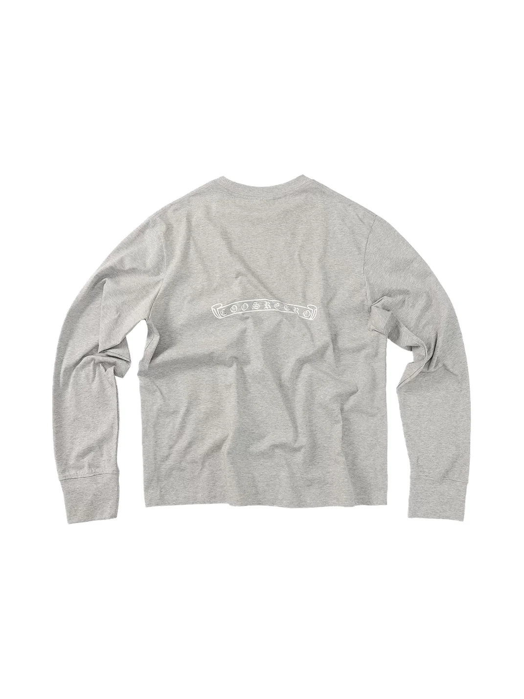 CoosRetro | Loose Fit Sweat-Reactive Print Long Sleeve T-Shirt