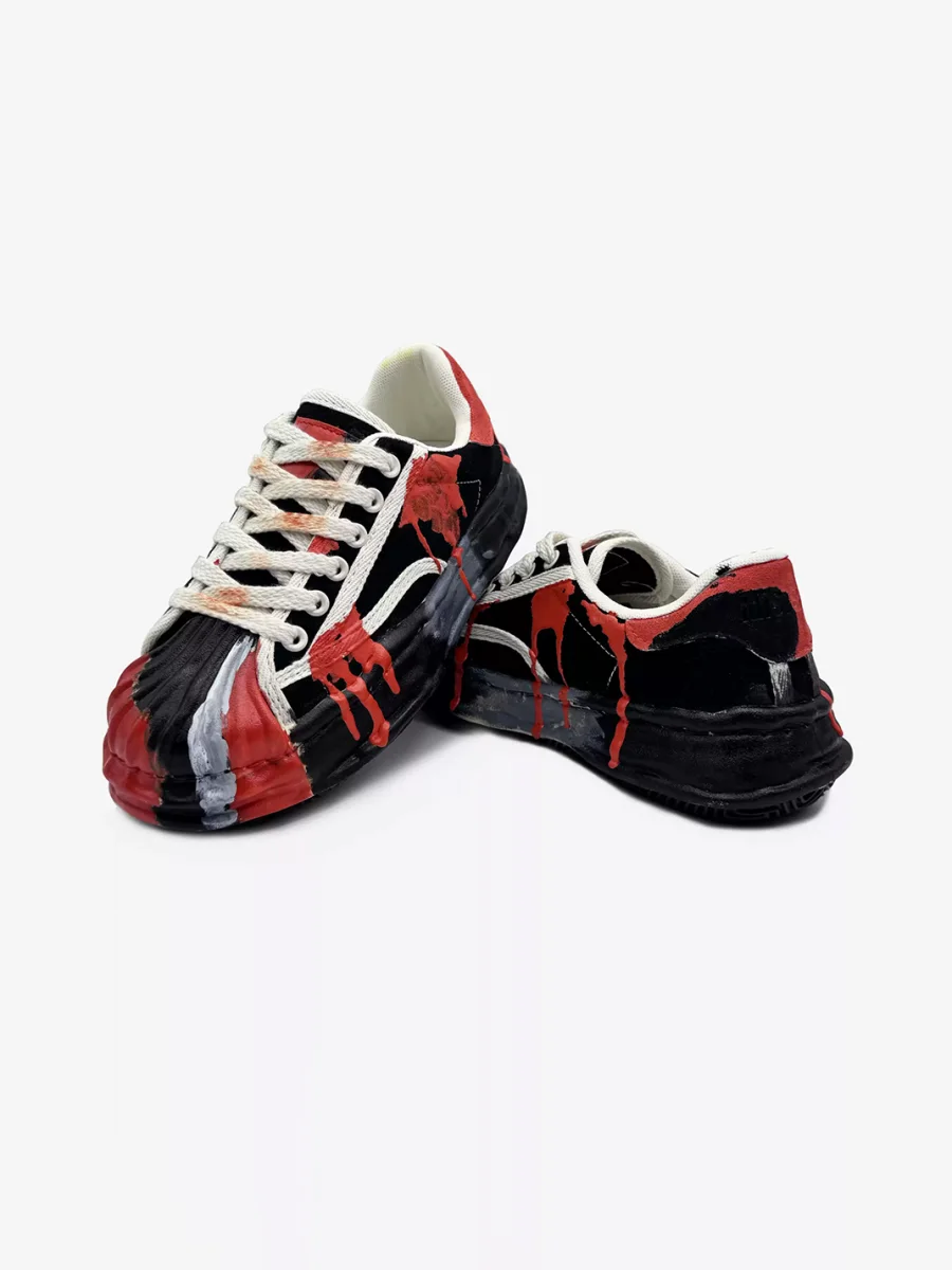 Savage Growth | Shell Toe Graffiti Platform Sneakers - 2