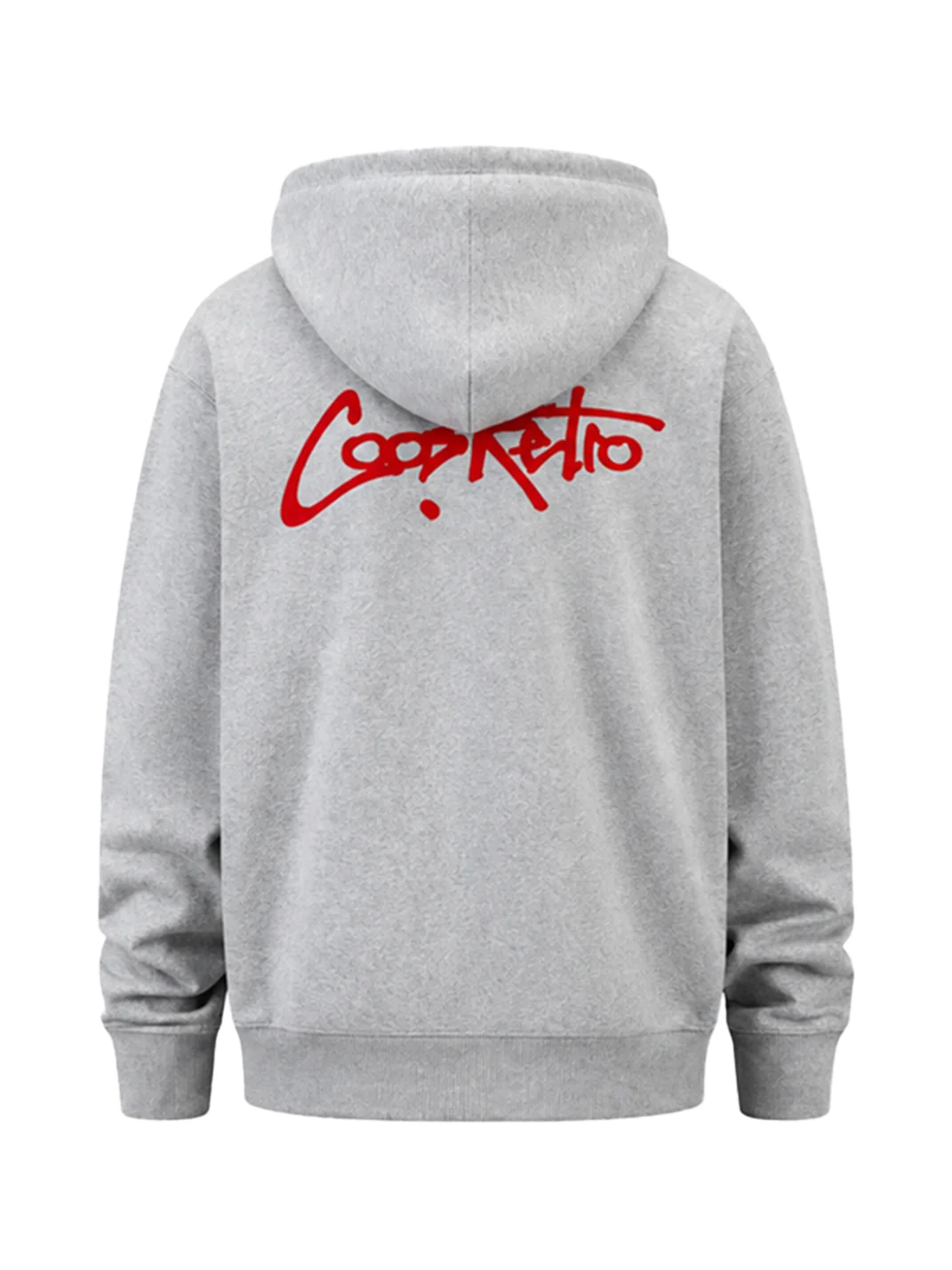 CoosRetro | Retro Loose-Fit Zip-Up Sweatshirt