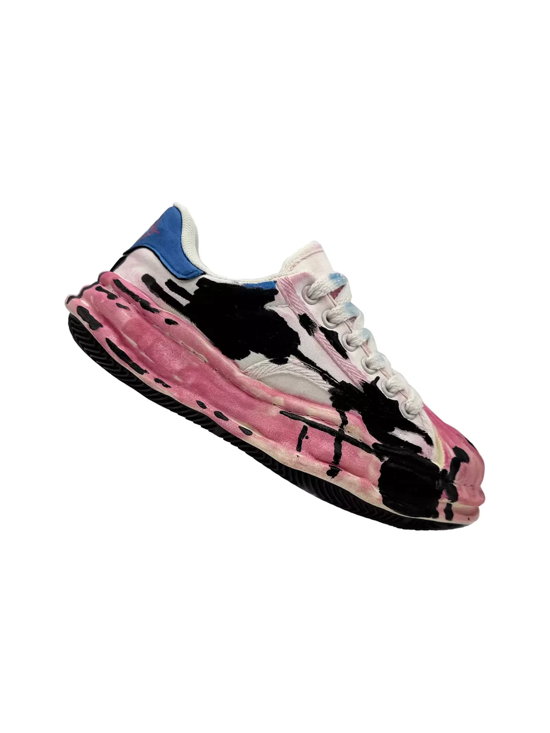 Savage Growth | Graffiti Print Chunky Platform Sneakers