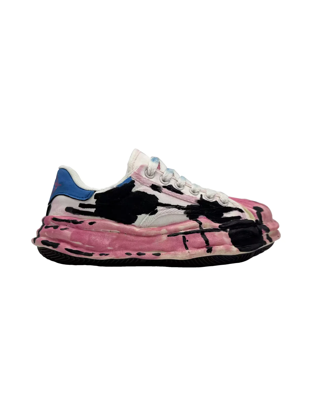 Savage Growth | Graffiti Print Chunky Platform Sneakers