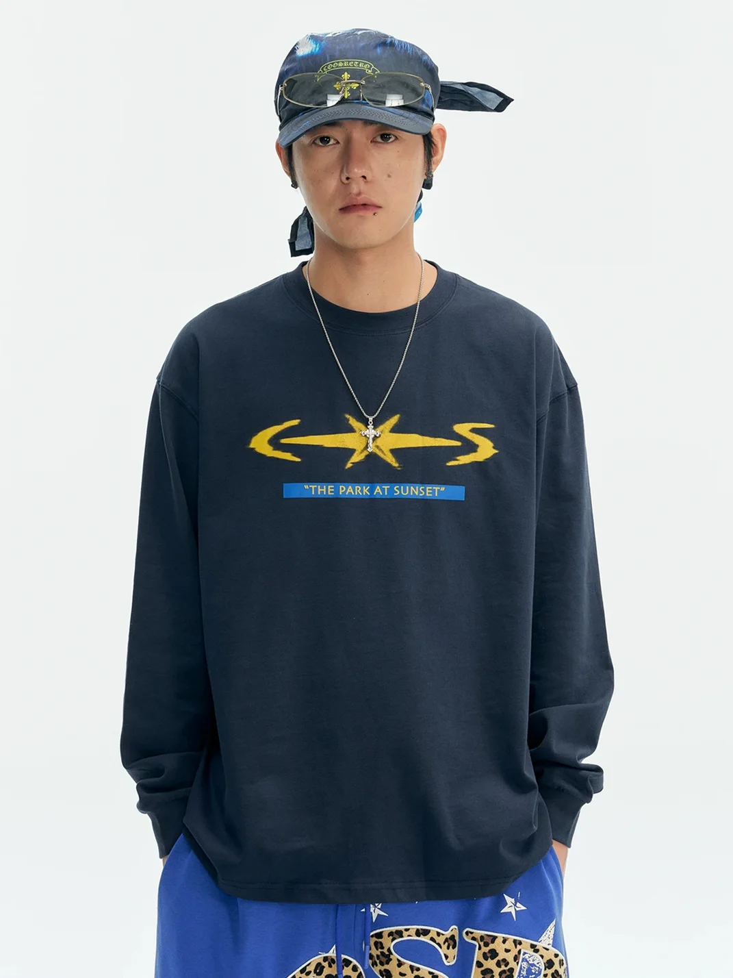 CoosRetro | Loose-Fit Retro Graphic Long-Sleeve T-Shirt