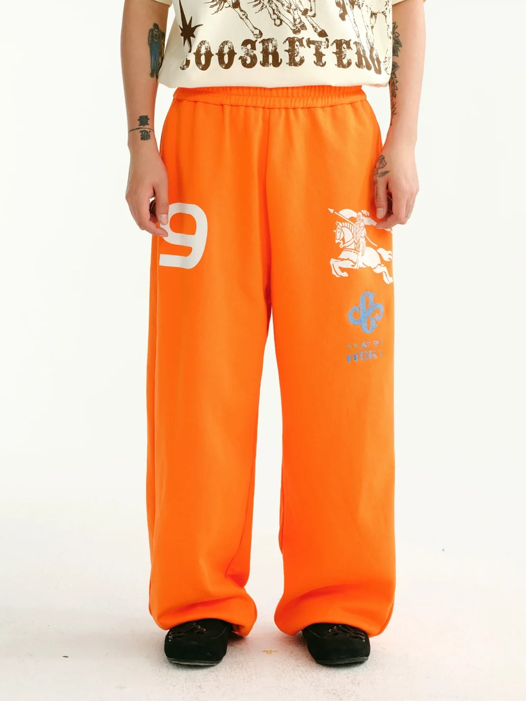 CoosRetro | Men's Loose Wide-Leg Cuffed Sweatpants