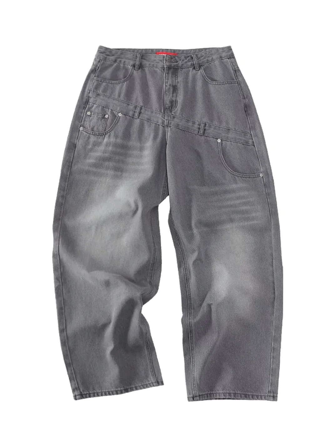 CoosRetro | Heavyweight Washed Loose Wide-Leg Jeans