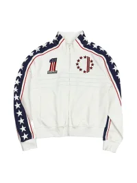 ColdAsia | Star Embroidered Zip-Up Sports Outfit