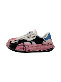 Savage Growth | Graffiti Print Chunky Platform Sneakers