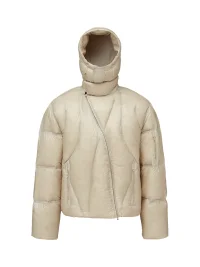 TAICHIISM | Transparent Down Jacket With Detachable Hood
