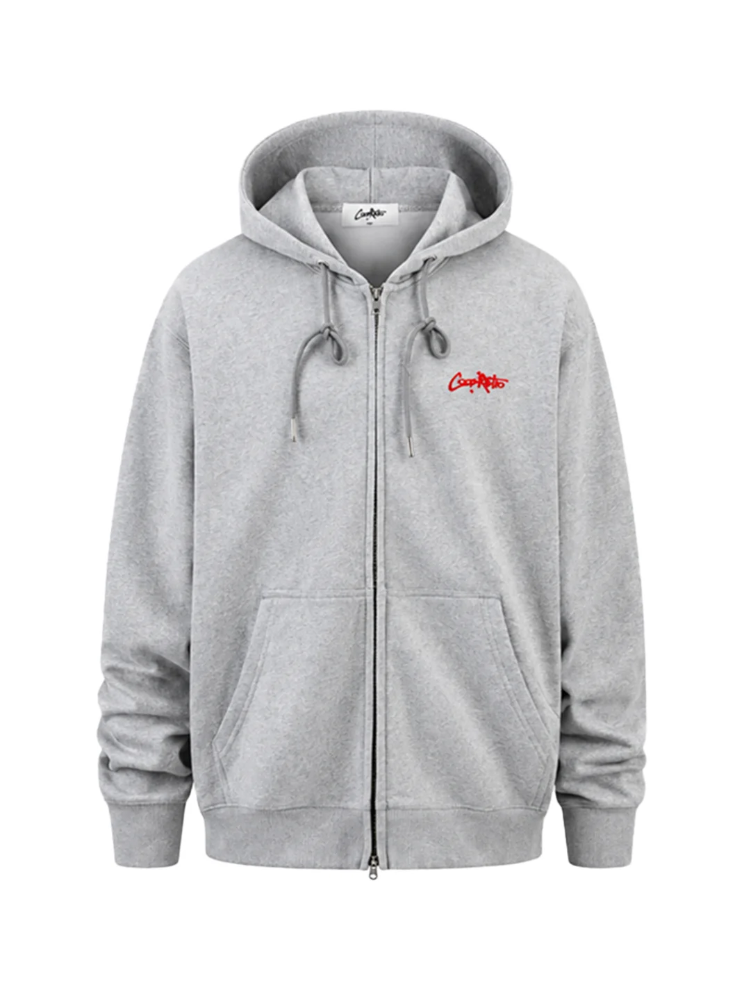 CoosRetro | Retro Loose-Fit Zip-Up Sweatshirt