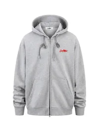 CoosRetro | Retro Loose-Fit Zip-Up Sweatshirt