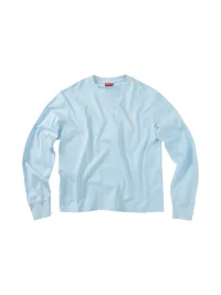 CoosRetro | Loose Fit Sweat-Reactive Print Long Sleeve T-Shirt