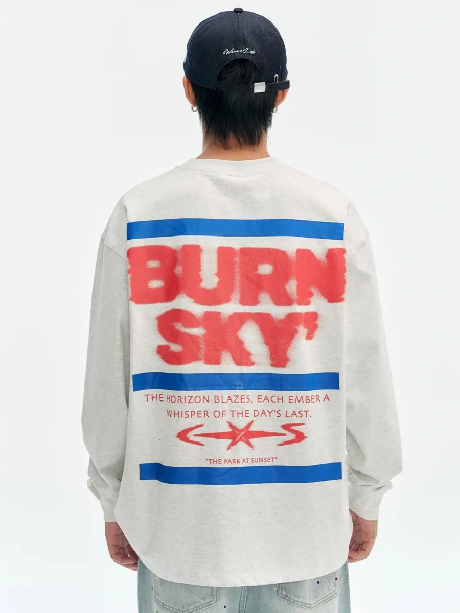 CoosRetro | Loose-Fit Retro Graphic Long-Sleeve T-Shirt - 2