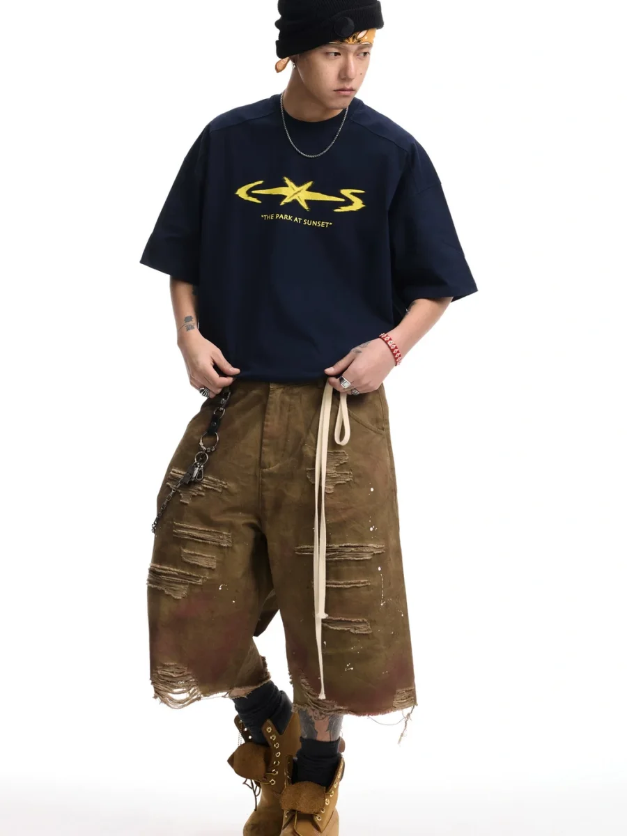 CoosRetro | Loose-Fit Graphic Short-Sleeve T-Shirt - 3
