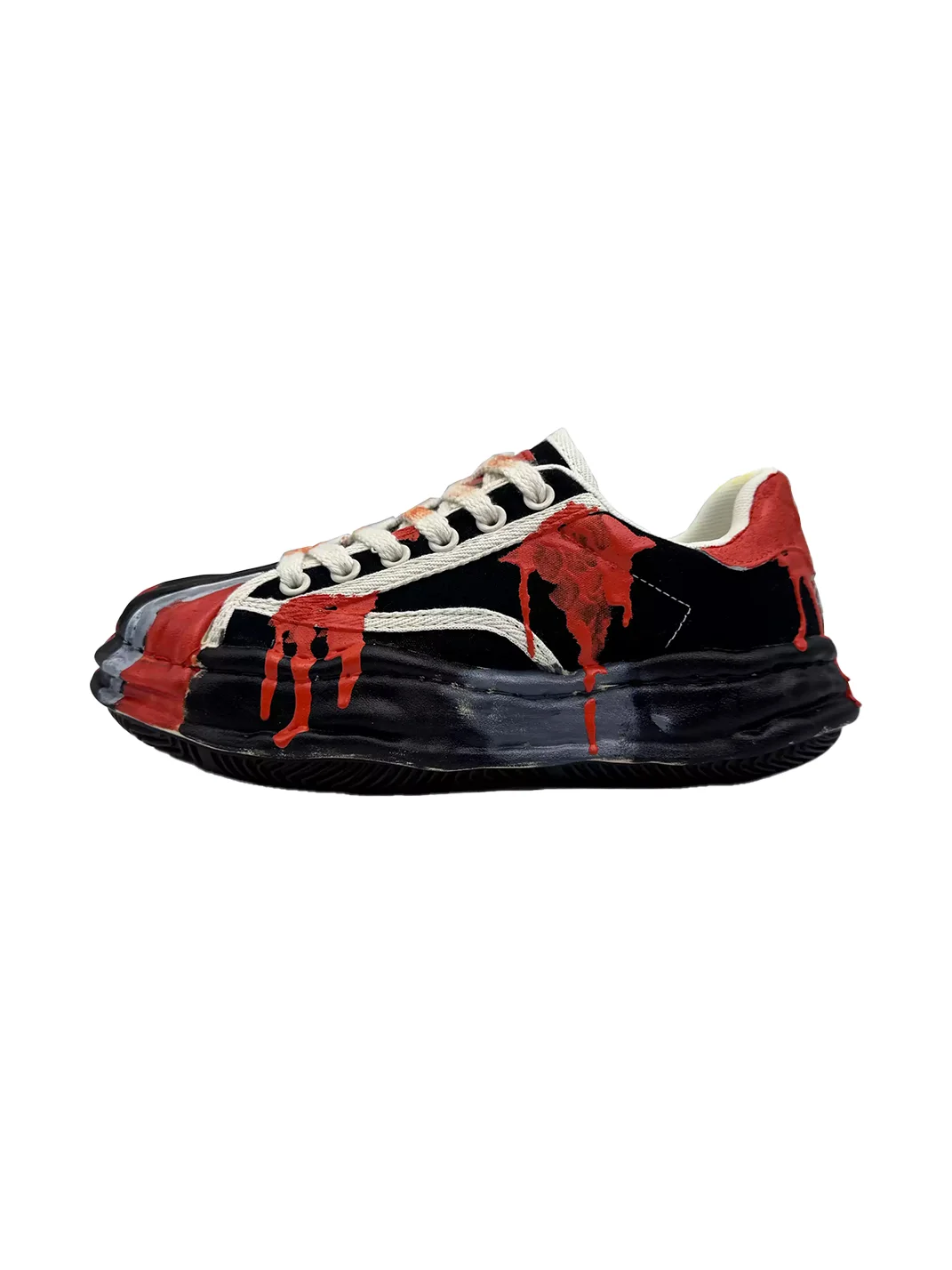 Savage Growth | Shell Toe Graffiti Platform Sneakers