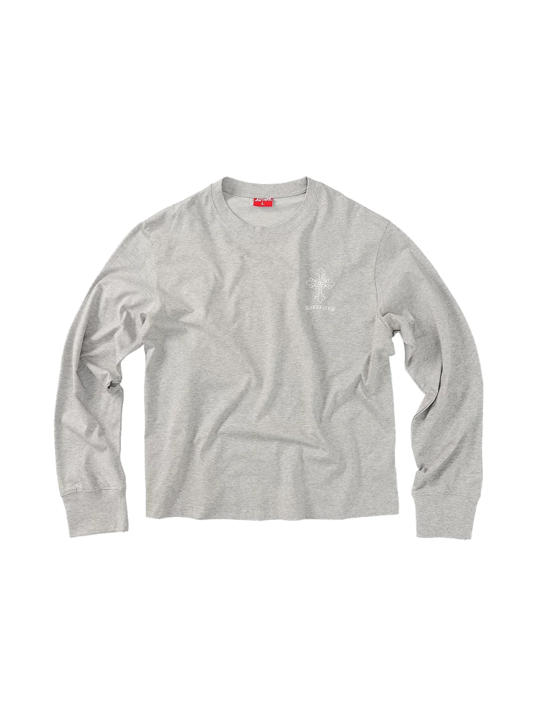 CoosRetro | Loose Fit Sweat-Reactive Print Long Sleeve T-Shirt