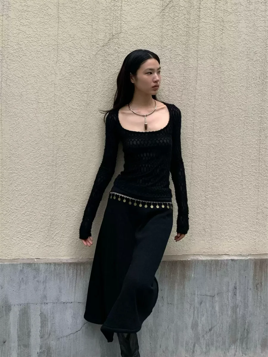 Chipchipshop | Wide Neck Layering Top - 3