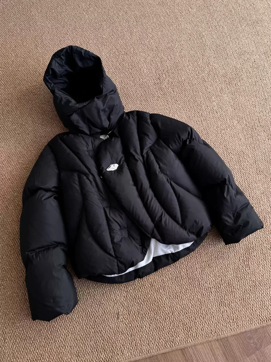 TAICHIISM | Irregular Quilted Down Jacket - 2