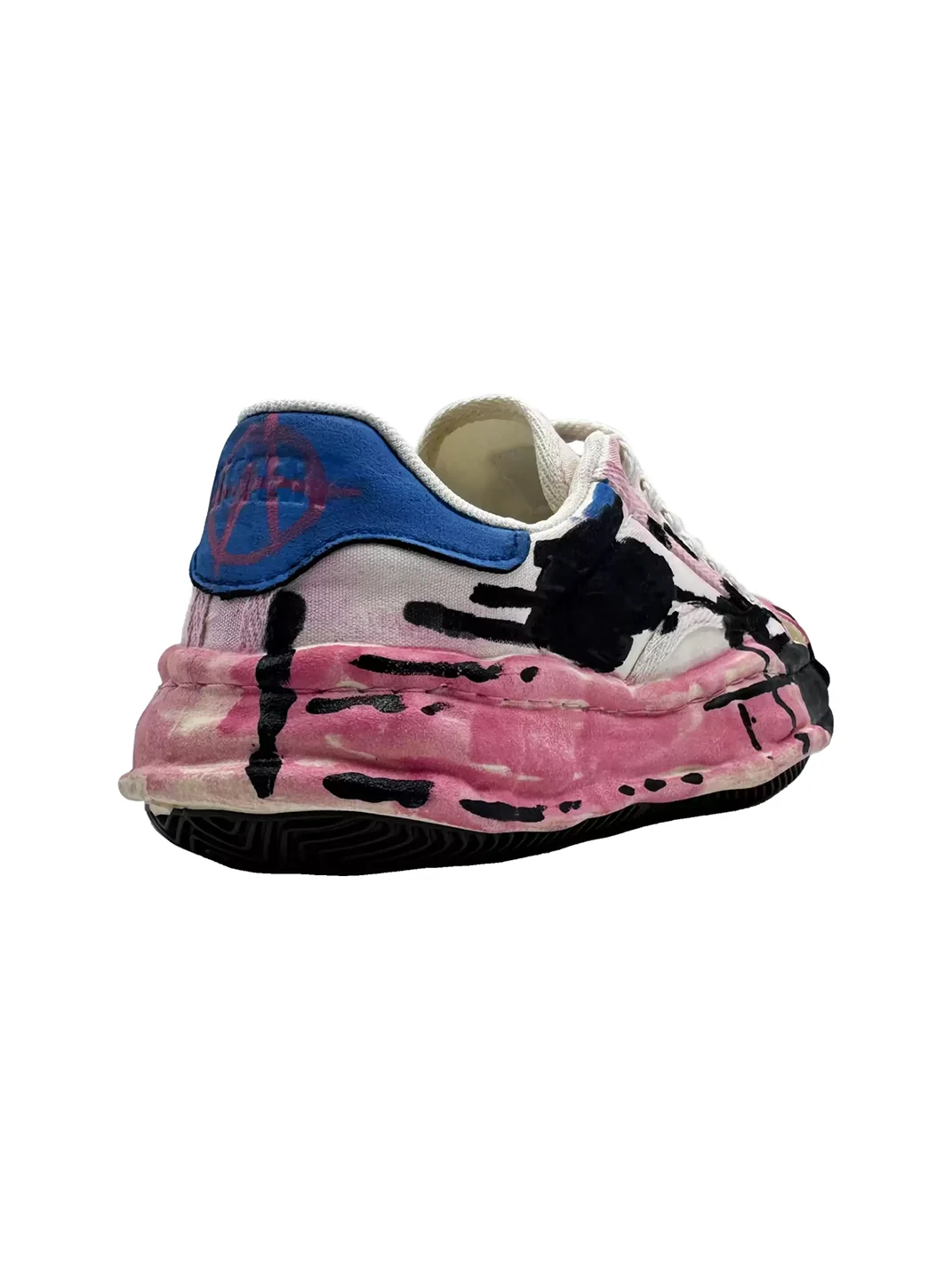 Savage Growth | Graffiti Print Chunky Platform Sneakers