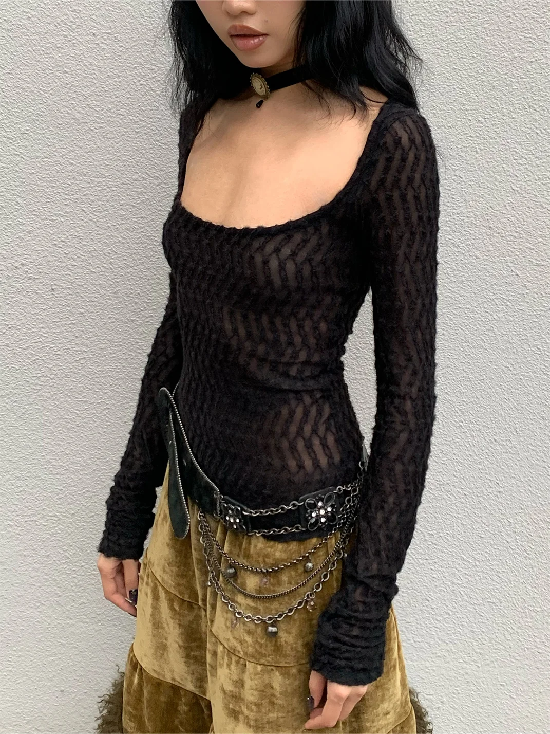 Chipchipshop | Wide Neck Layering Top