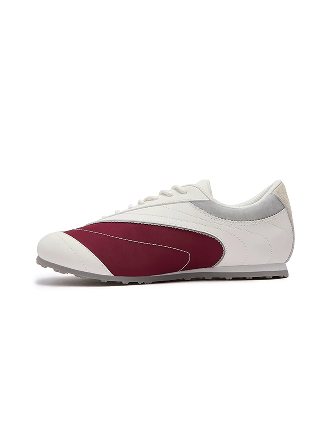 LeStream official | Red White Color-Block Retro Trainer Sneakers