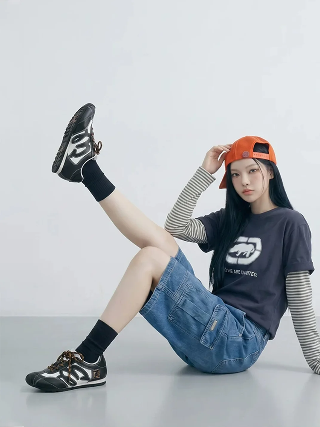 Mule Donkey | Retro Colorblock Lace-Up Sneakers