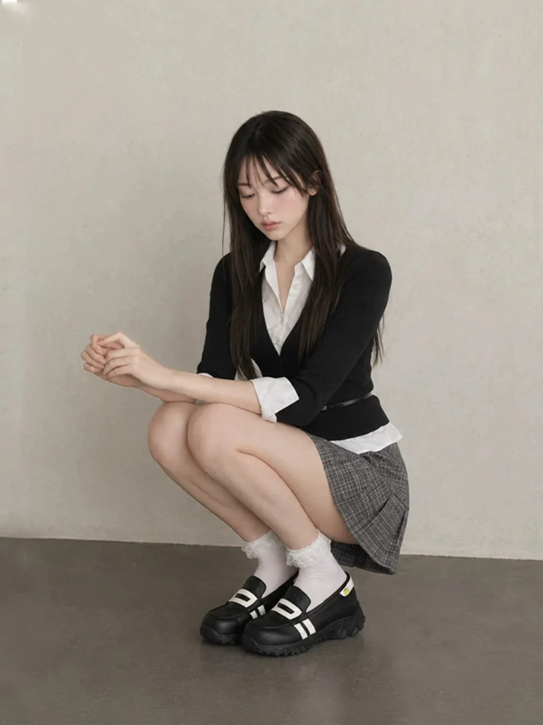 SMILEY | Retro Platform Slip-On Loafers