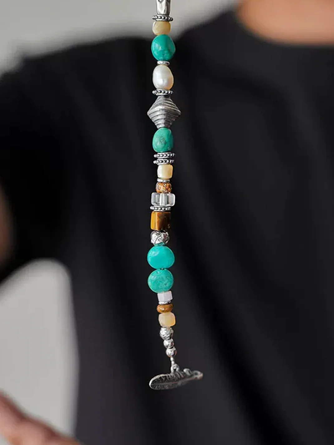 1sman | Two-Tone Pearl Beaded Bracelet