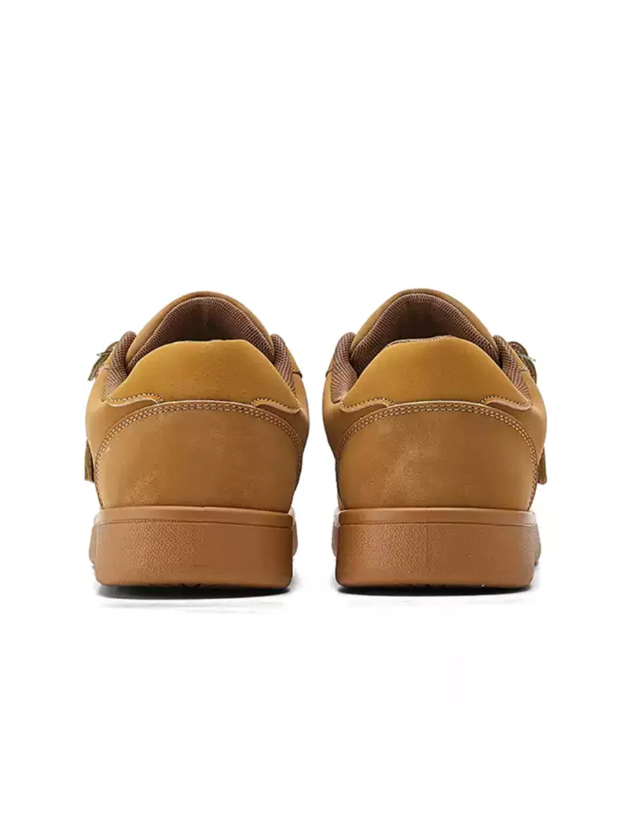 HSHDTMMXLQYD | Wheat Shell Toe Casual Sneakers - 4