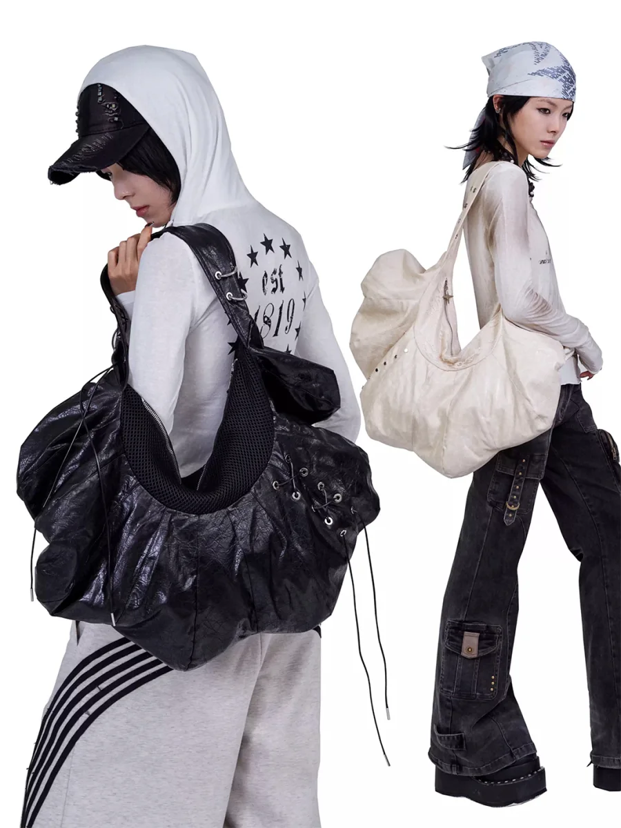 Antiphase | Cloud Shaped Ruched Shoulder Bag - 2
