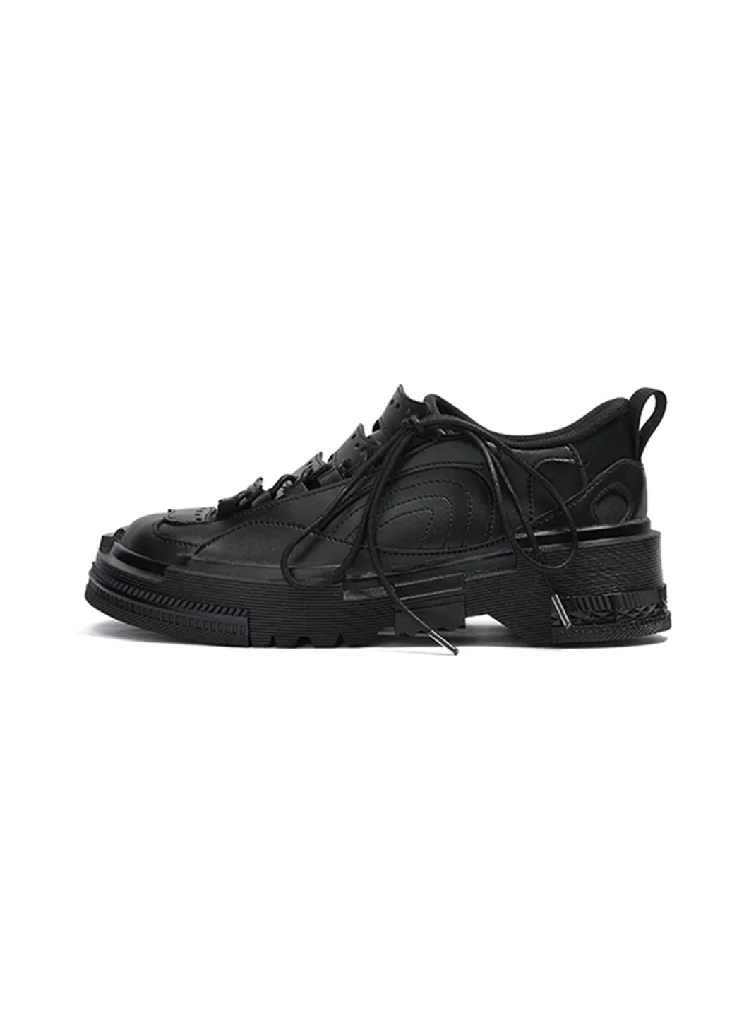 EMYLD | Black Chunky Derby Shoes