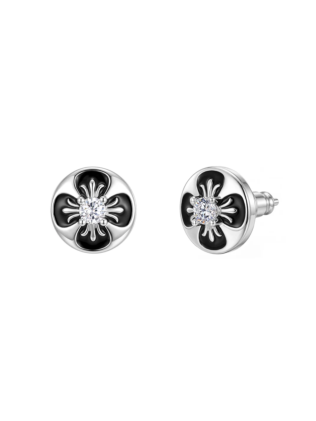 ICEGANG | Iris Round And Square Stud Earrings