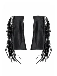 SS2L | Gothic Fringed Fingerless Arm Sleeves