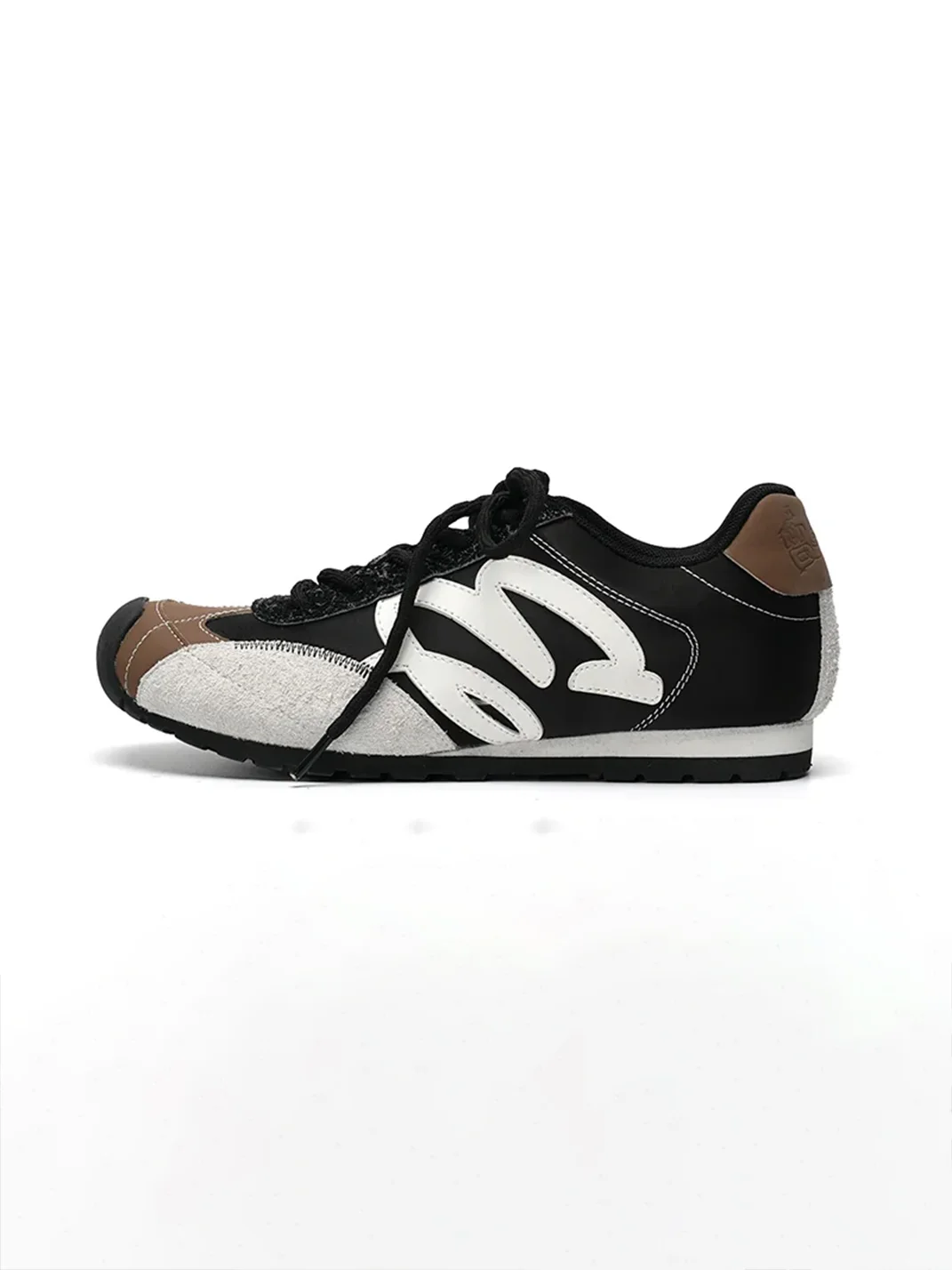 Mule Donkey | Retro Colorblock Lace-Up Sneakers