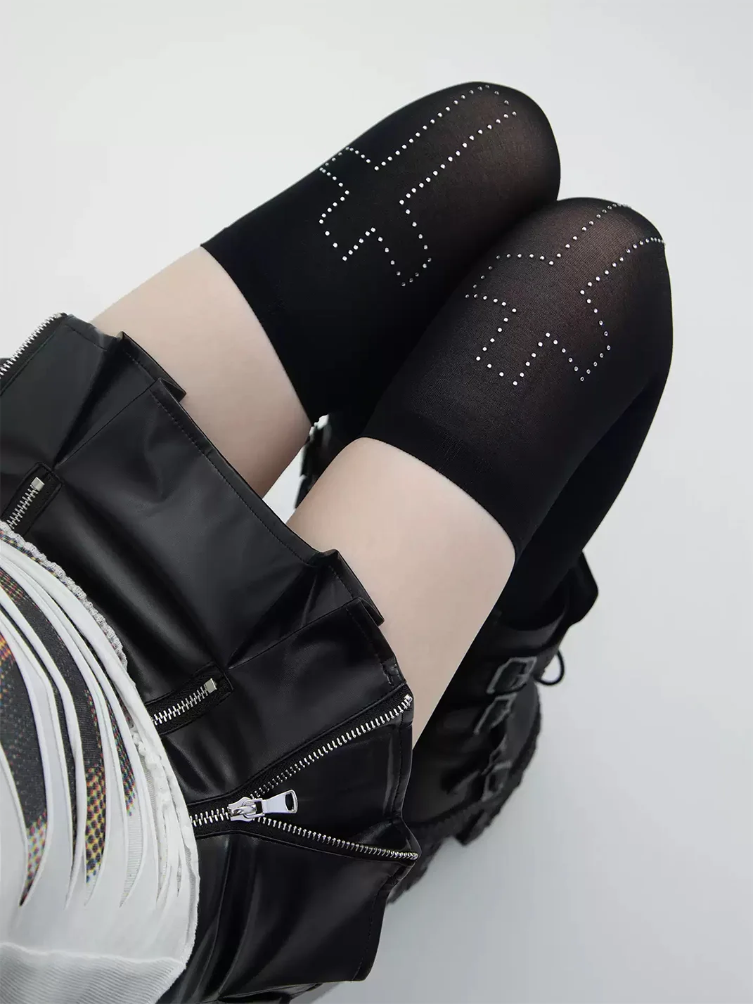 SS2L | Studded Sword Over-The-Knee Socks