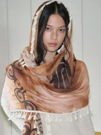 Something needs | Totem Tie-Dye Long Scarf Shawl