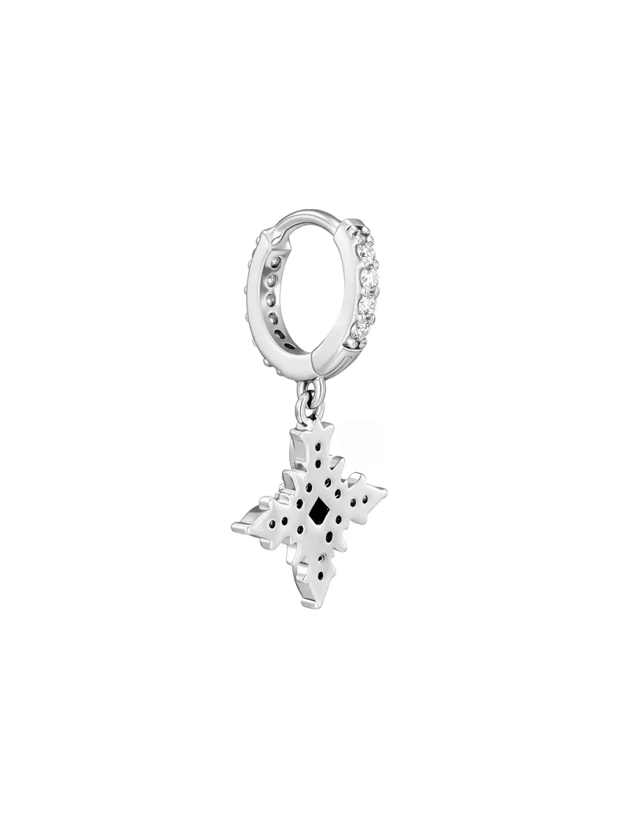 ICEGANG | Baroque Cross Star Drop Earrings - 3