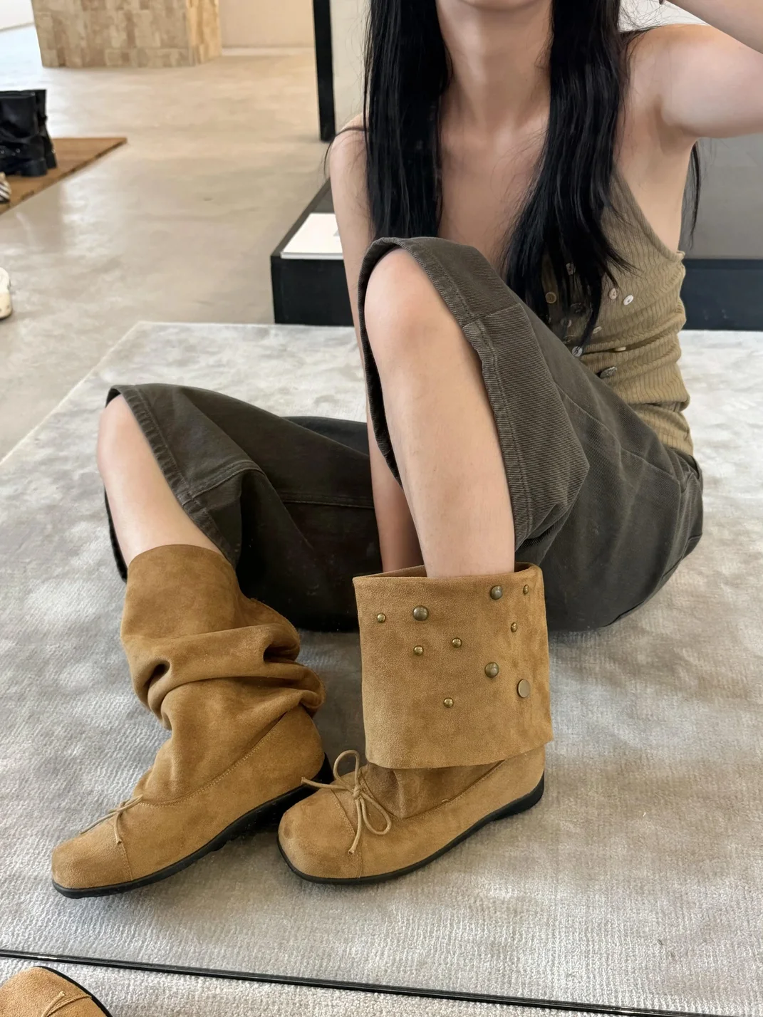 In lucky | Bow Western Short Boots