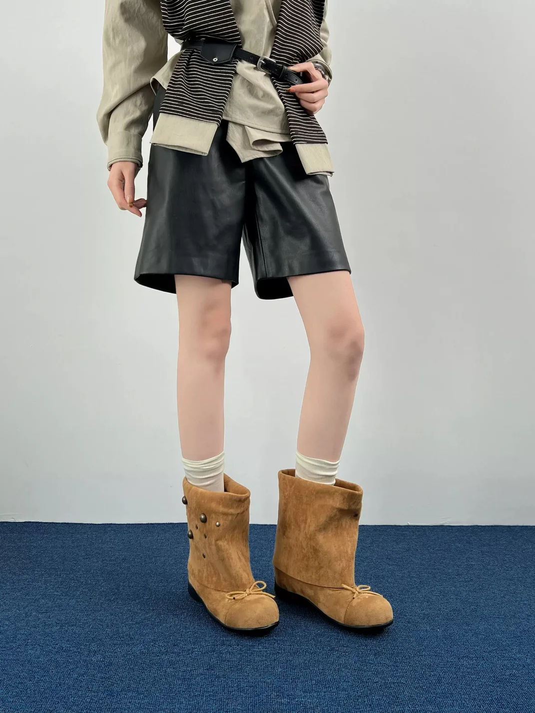 In lucky | Bow Western Short Boots