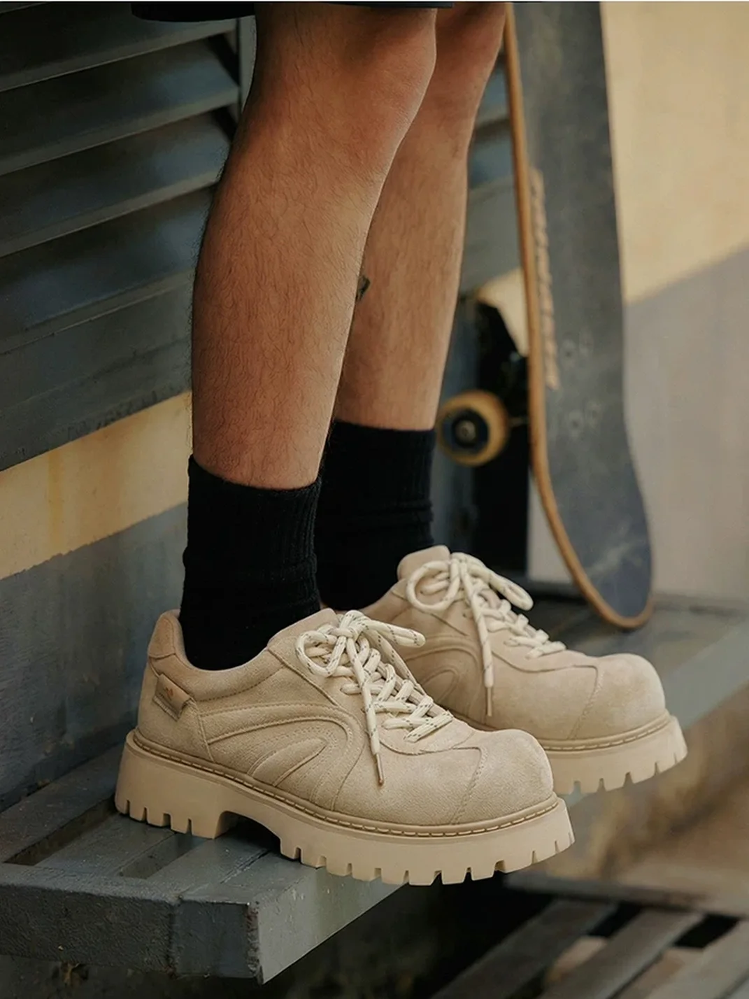 Mule Donkey | Retro Chunky Derby Shoes