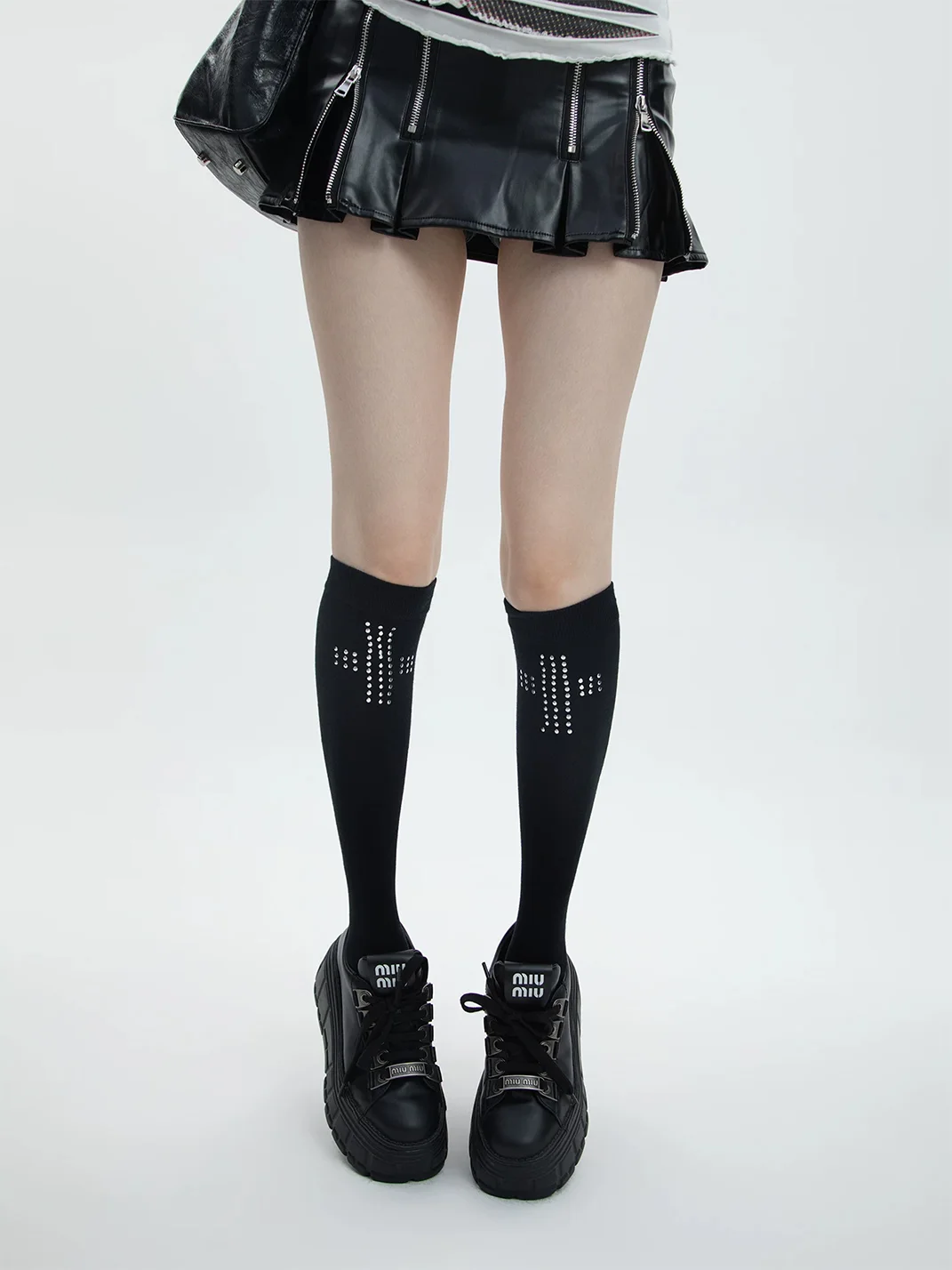 SS2L | Studded Sword Over-The-Knee Socks