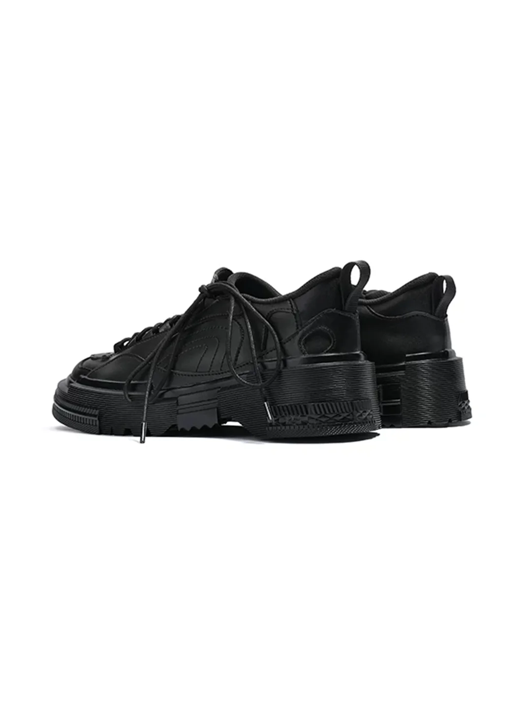 EMYLD | Black Chunky Derby Shoes