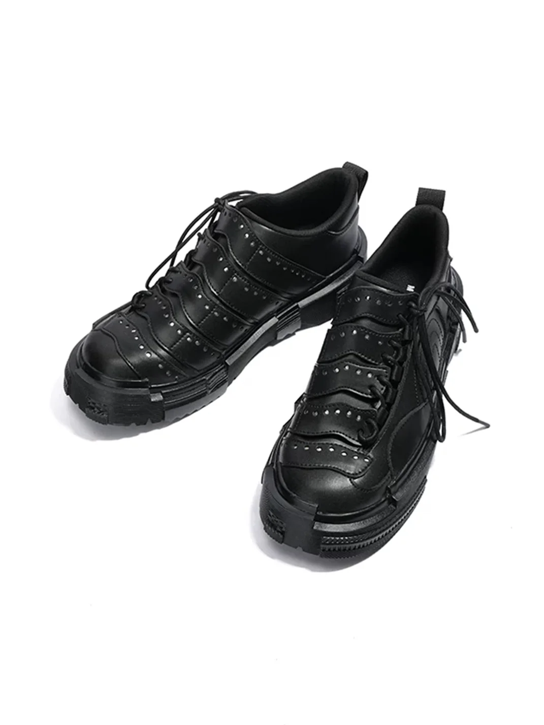 EMYLD | Black Chunky Derby Shoes