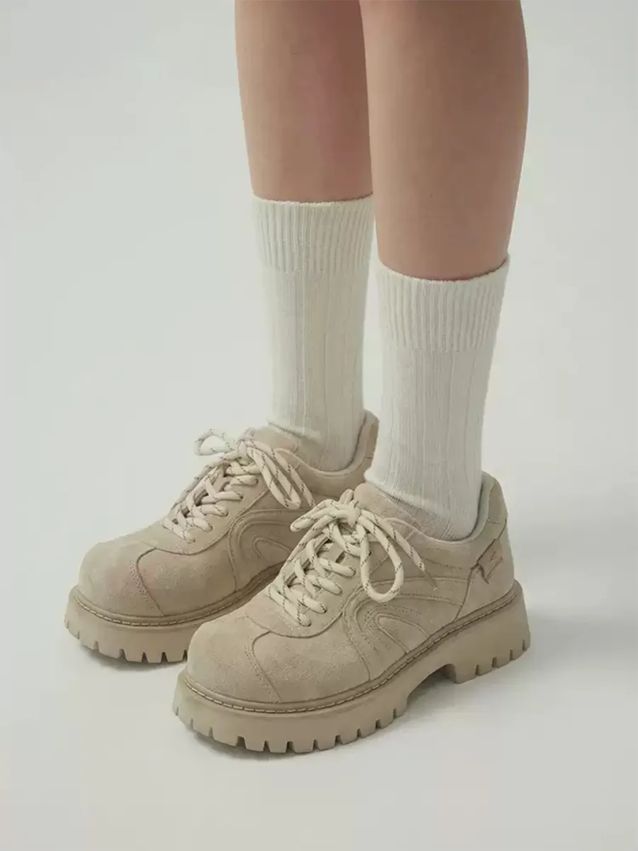 Mule Donkey | Retro Chunky Derby Shoes - 2