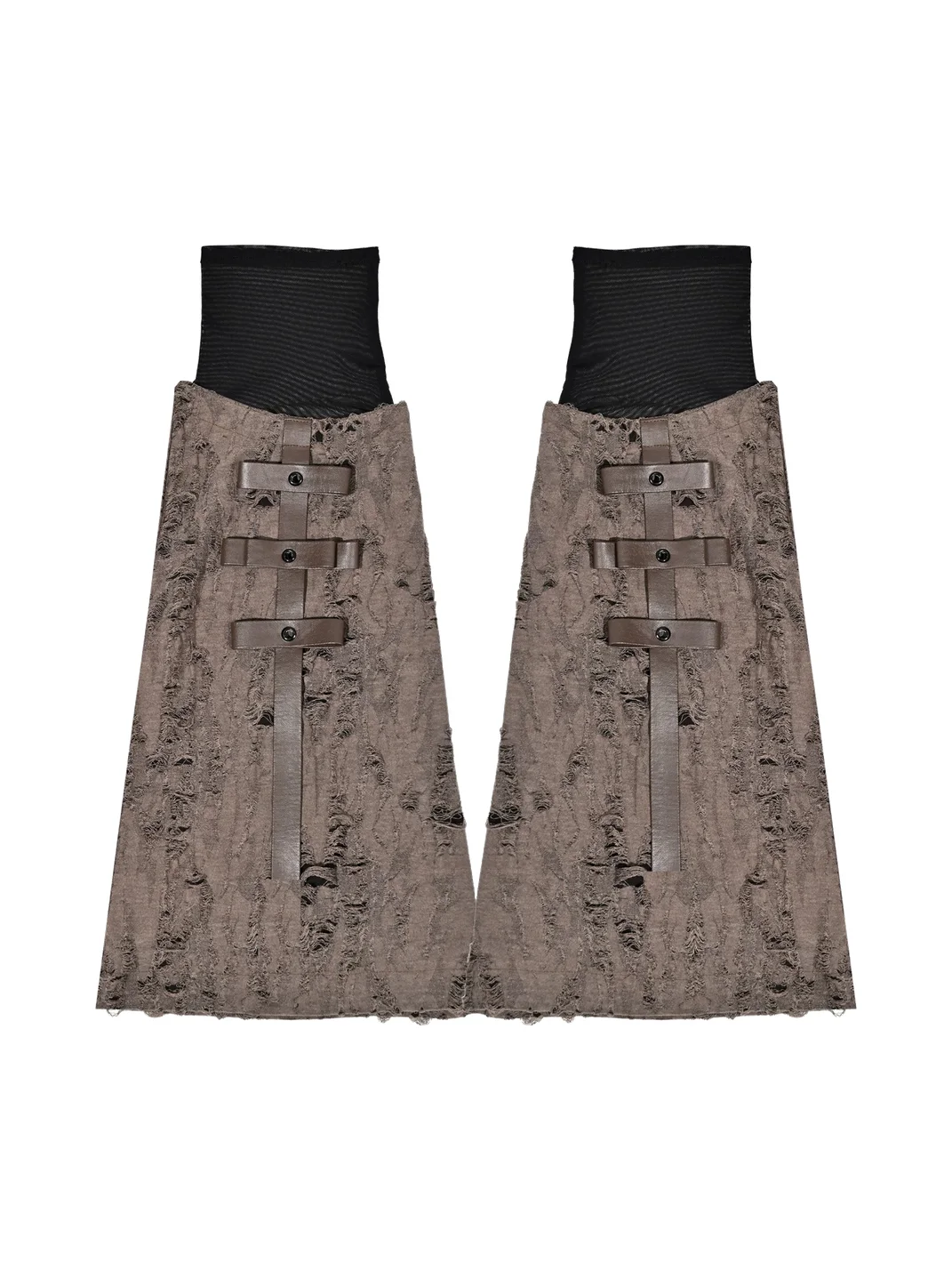 Broken bone | Distressed Layered Leg Warmers
