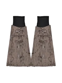 Broken bone | Distressed Layered Leg Warmers