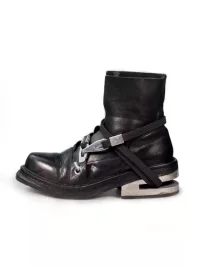 DLMNX | Retro Hook Strap Ankle Boots