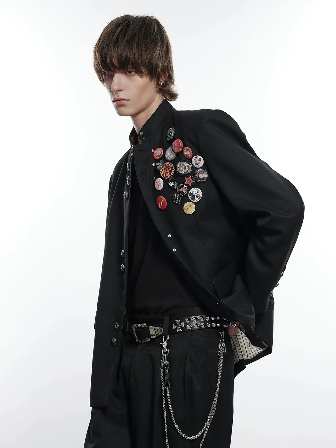 FACEONLAB | Longline Zhongshan Uniform Jacket