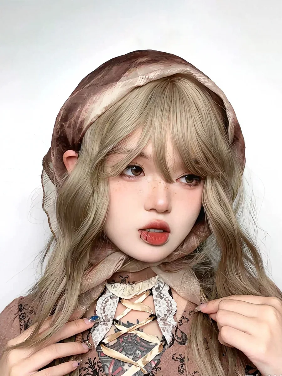 Broken bone | Retro Tie-Dye Triangular Headscarf - 2