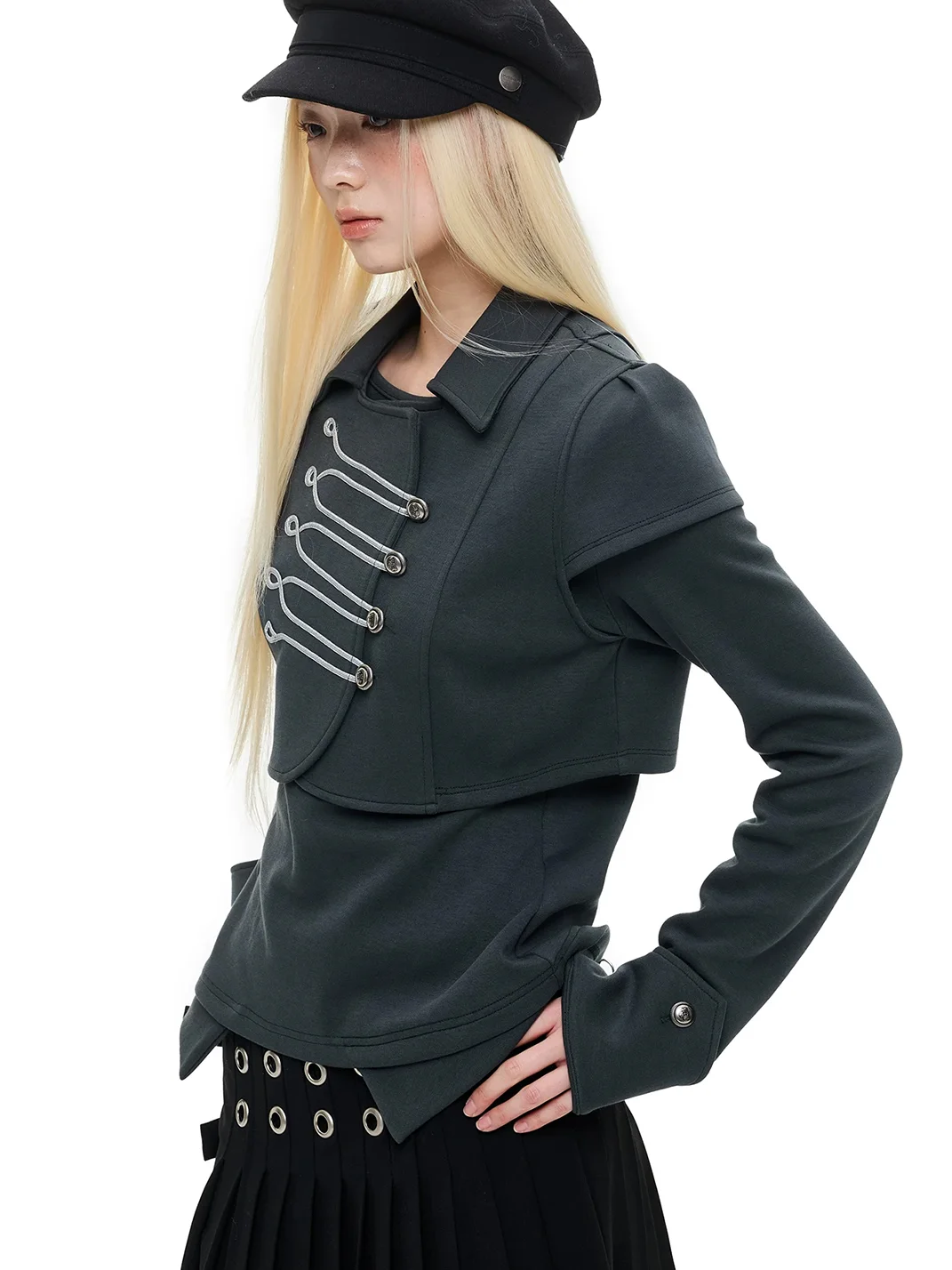JIKOO | Napoleonic And Long Sleeve Top