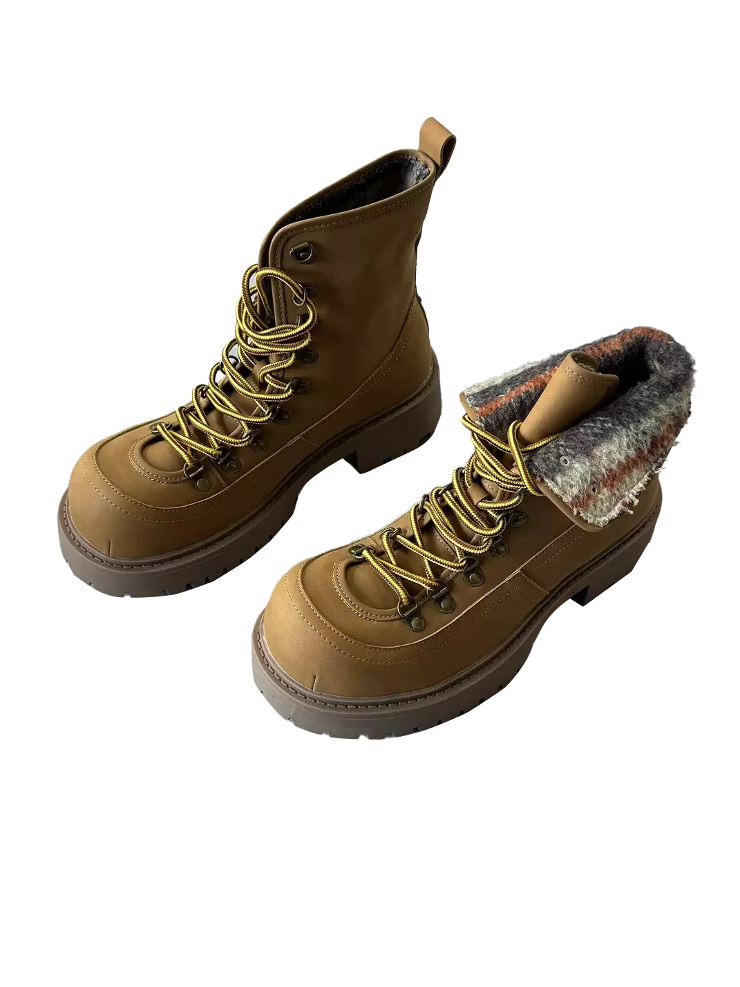 RCAD | Lace-Up Thick-Sole Motorcycle Boots